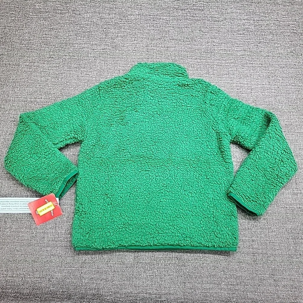 Wondershop Boys Girls Pajama Pullover Sherpa Sweatshirt Sweater Medium 8 Green